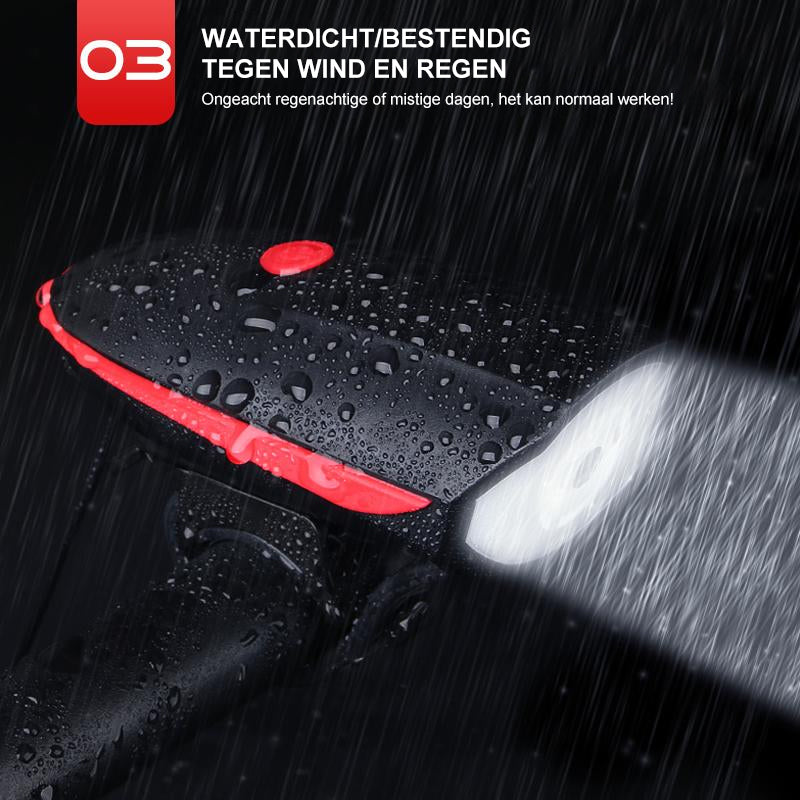 Fiets USB-oplaadhoorn voorlicht