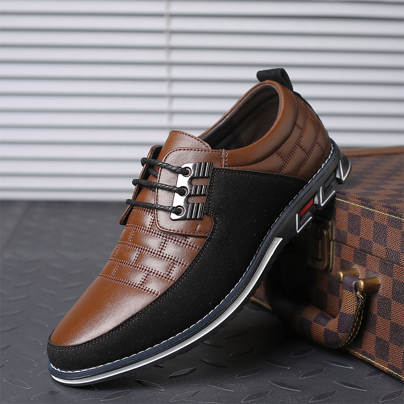 Fangge Britse zakelijke casual herenschoenen