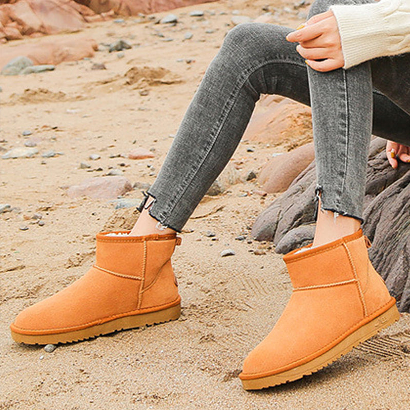 Korte Laarsjes met Dikke Warme Fleece