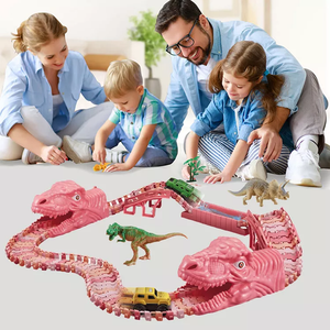 De supercoole dinosaurus racebaan