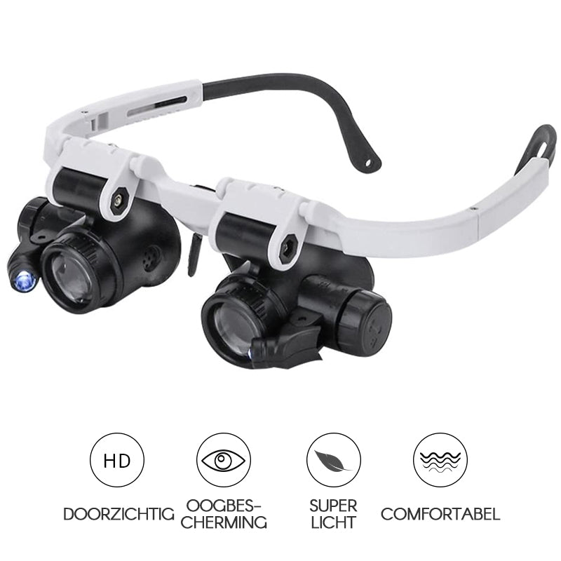 LED-bril Vergrootglas