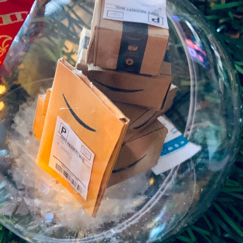 Kerstboom decoratie transparante bal