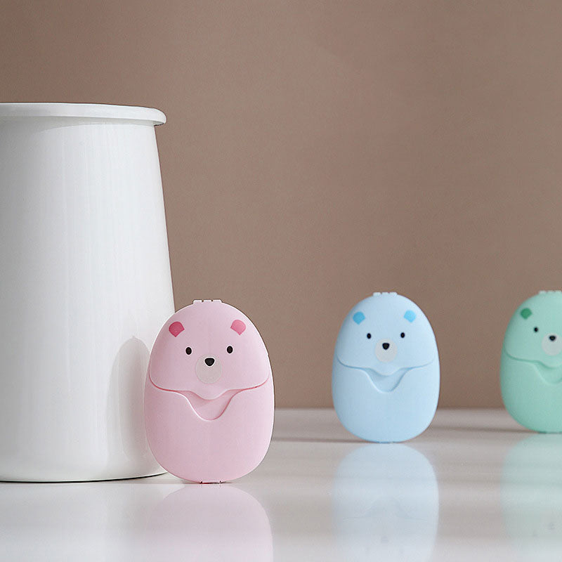 Draagbaar oplosbaar zeeppapier