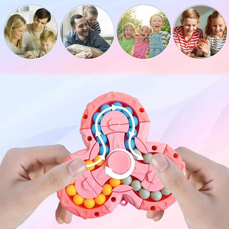 Zeszijdige roterende vingertop Rubik's Cube