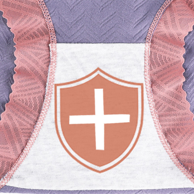 Antibacterieel kanten ondergoed met hoge taille