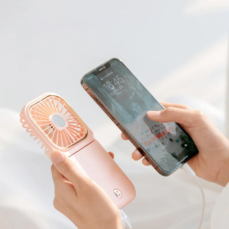 Draagbare hangende nekventilator