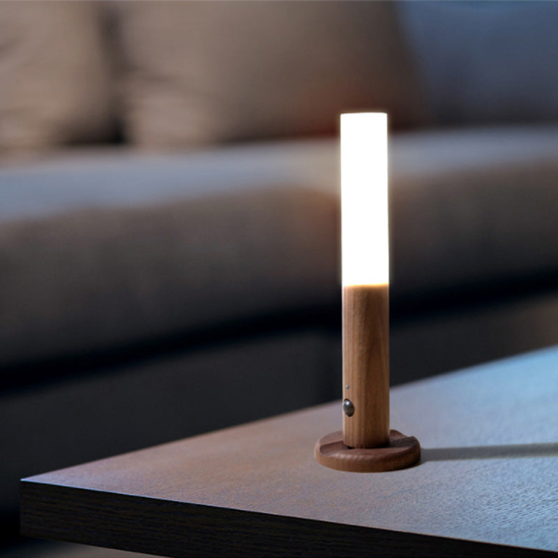 360° draaibare houten LED-wandlamp