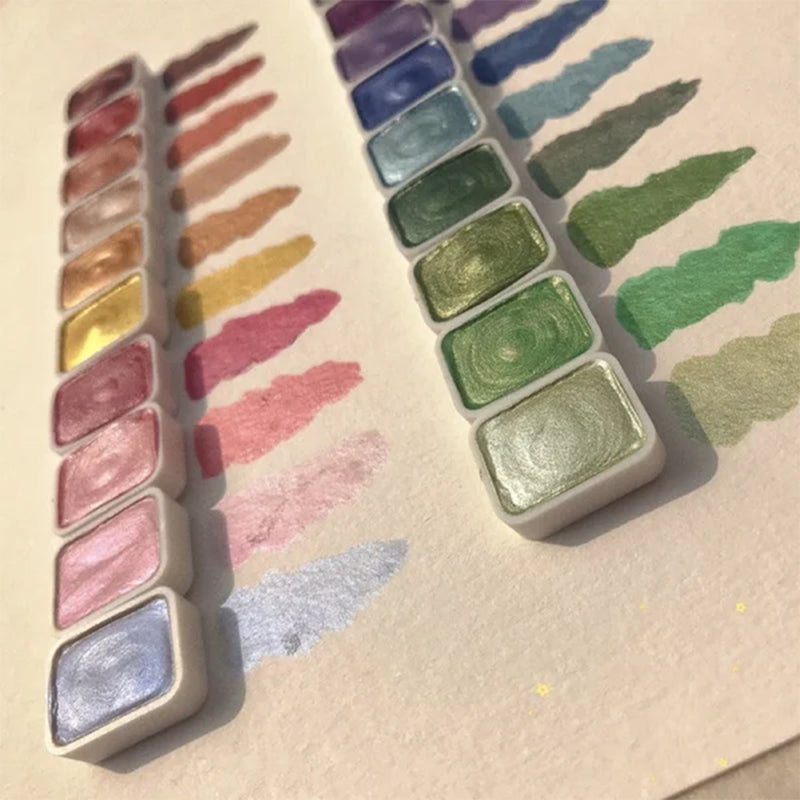20 kleuren aquarelverfset