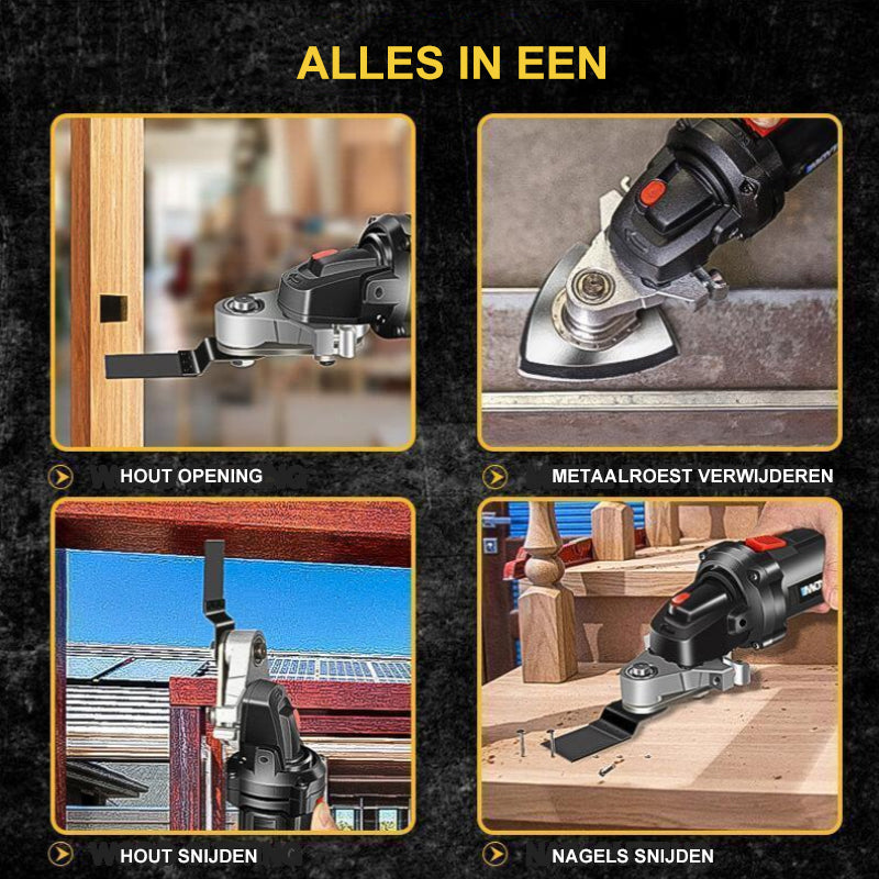 Steekmachine-adapterset voor haakse slijper voor model 100 houtbewerkingsgereedschap