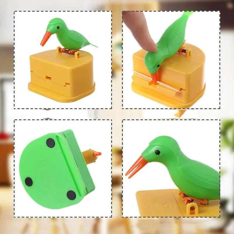 Creatieve automatische tandenstokerdoos Cartoon Vogel