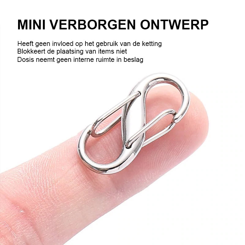 Aanpassingsgesp kettingtas