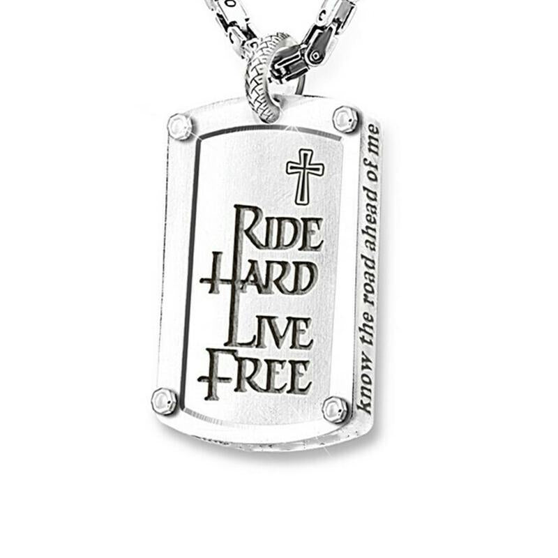 Motorfiets kruis hanger ketting