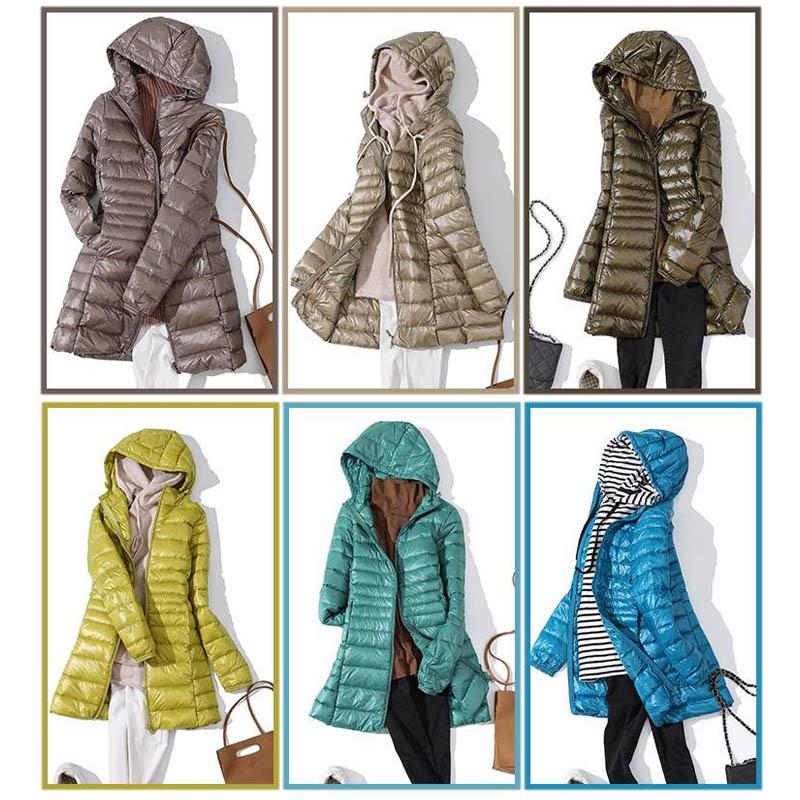 Lichtgewicht Mid-Length Jacket voor Vrouwen