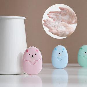 Buitenshuis draagbare zeep papier