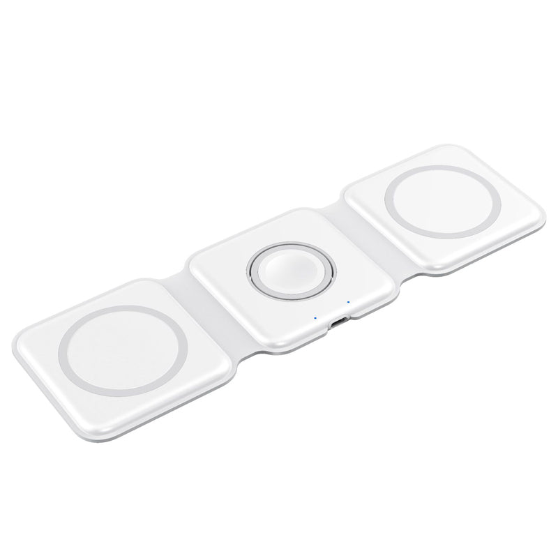 Opvouwbare 3-in-1 draadloze oplader