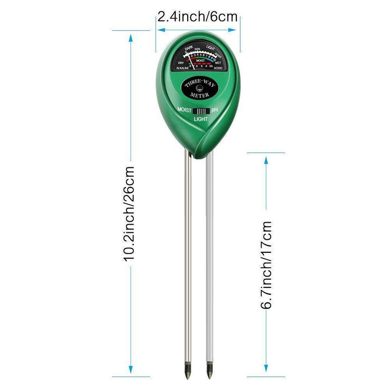 3-in-1 grondtestersets met vocht