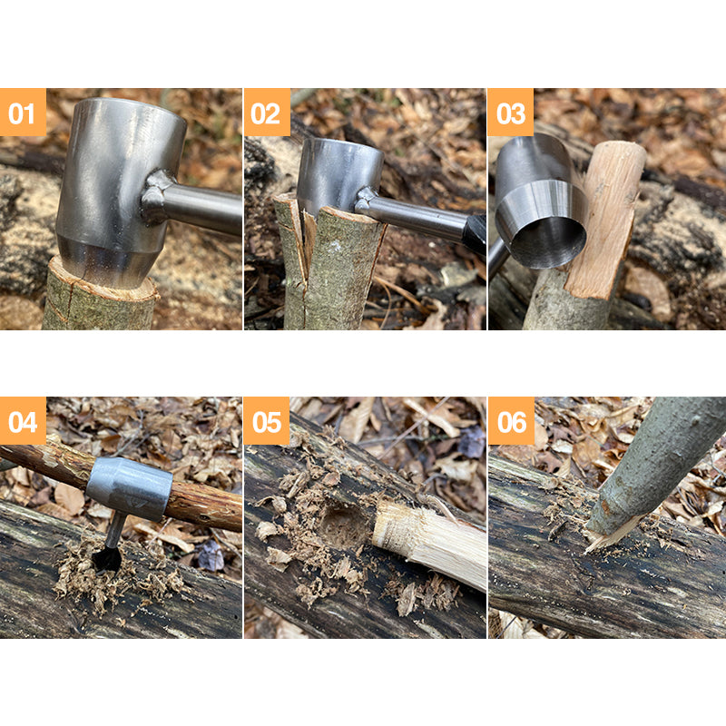 Bushcraft handboorsleutel