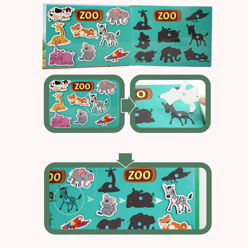 Druk boek voor kind om leervaardigheden te ontwikkelen