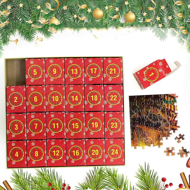 Kerstpuzzel-adventskalender 2023