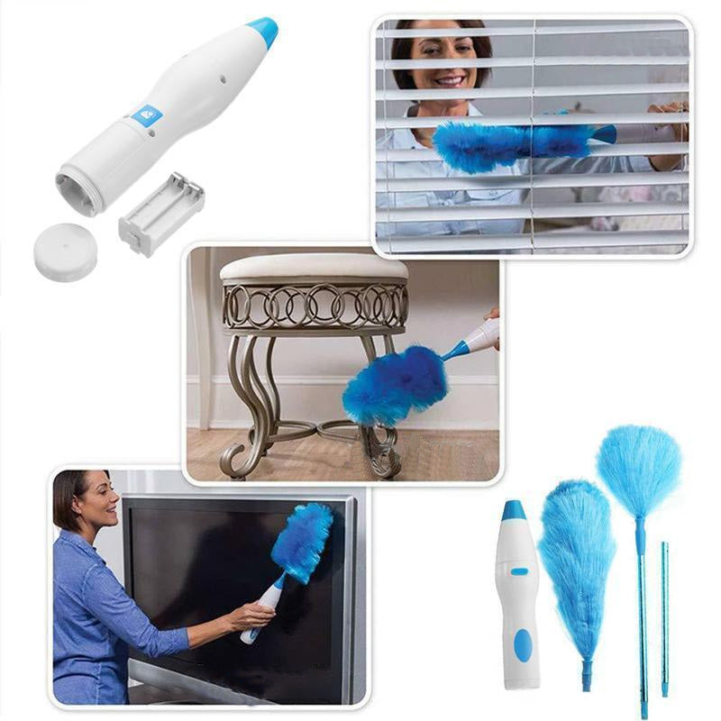 Hurricane Spinning Duster met 2 borstels om te wisselen