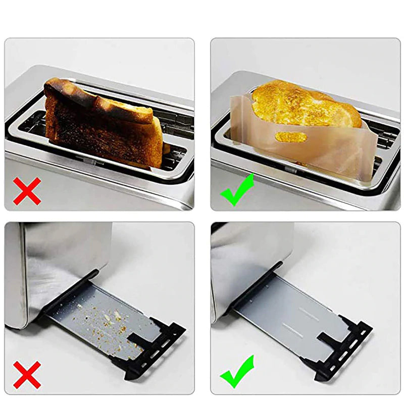 Zaktas voor toast met antiaanbaklaag（5 stuks）