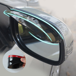 Auto Achteruitkijkspiegel Sticker Regen Wenkbrauw