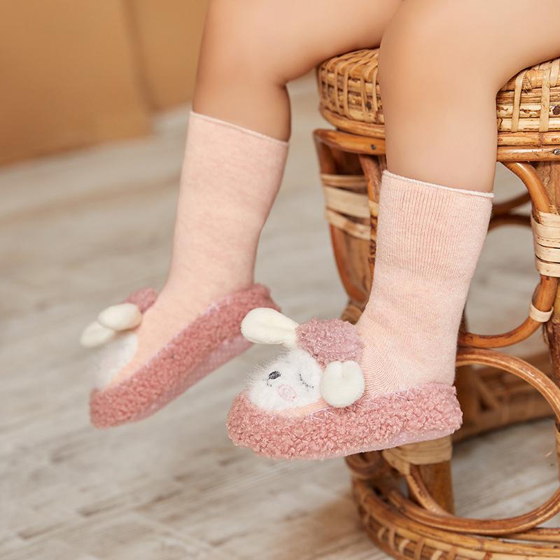 Warme vloersokken voor baby's