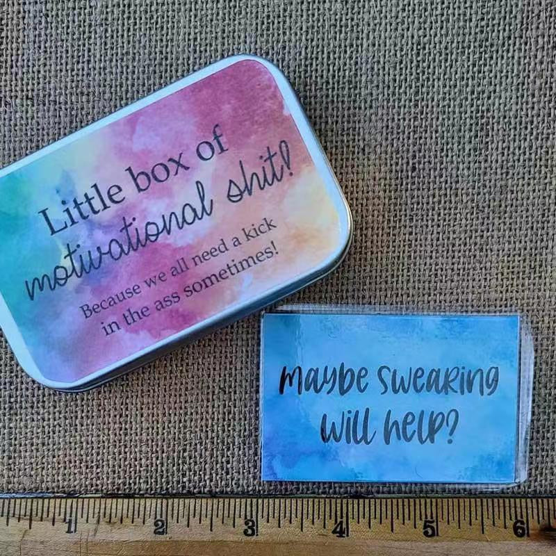 Grappige Motivatiekaart Cadeau (set van 20 stuks)