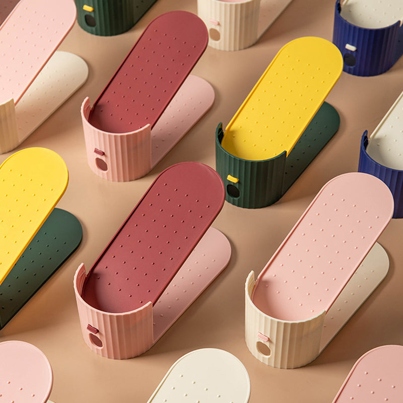 Dubbellaags verstelbaar schoenenrek