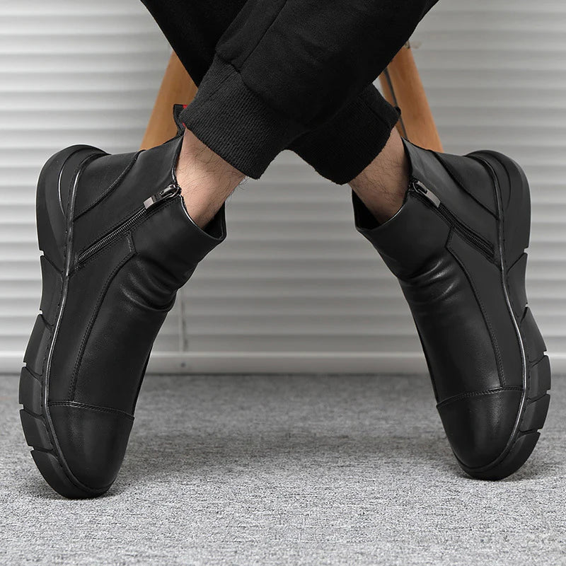 High-top leren Martin-laarzen in Britse stijl voor heren