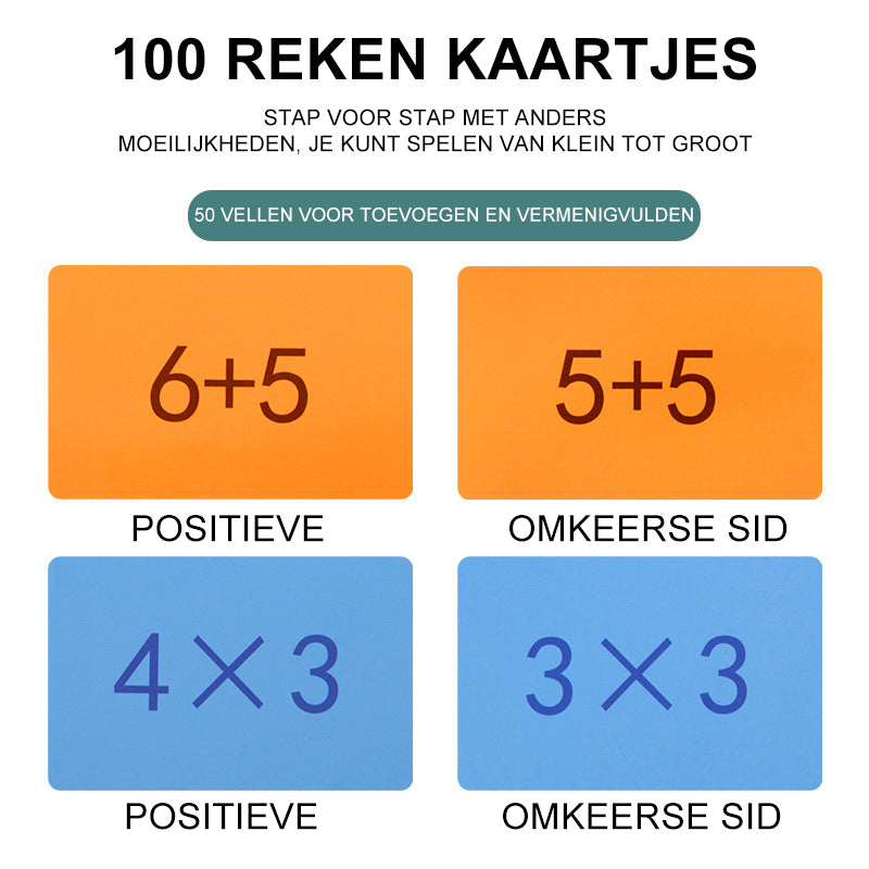 Vermenigvuldigen en optellen spellen
