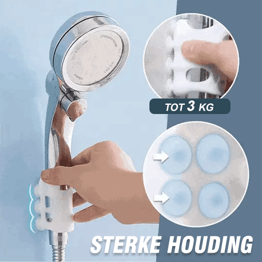 Handsfree douchekophouder