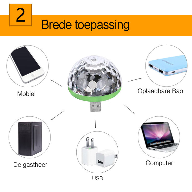 USB mini paddestoellicht