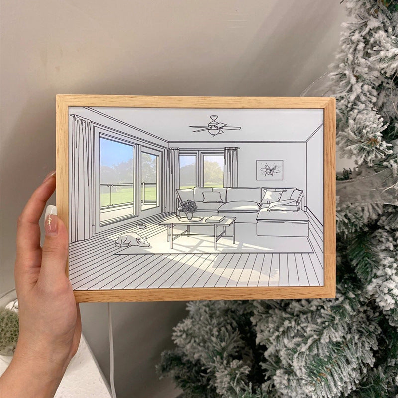 Verlichting Schilderij Decoratie