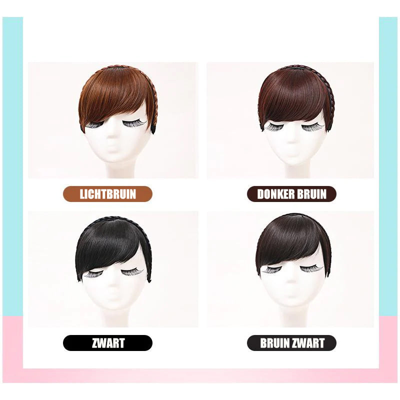 Secret Bang gevlochten hoofdband