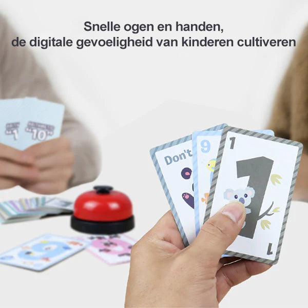 Sank rekenkundige "10" kaarten voor kinderen