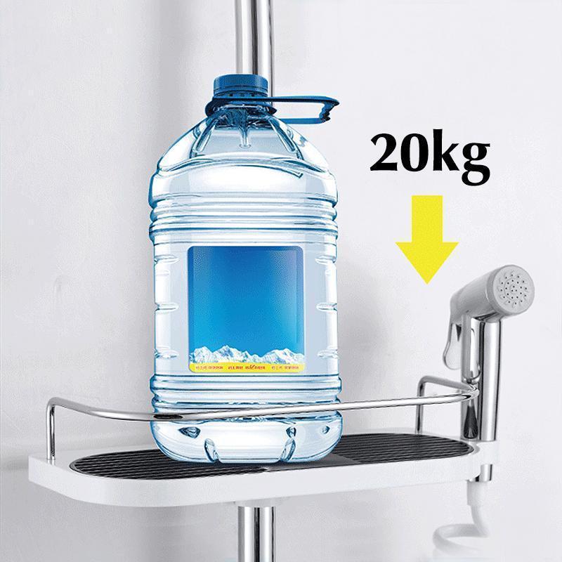 Multifunctioneel opbergrek voor doucheliftstangen