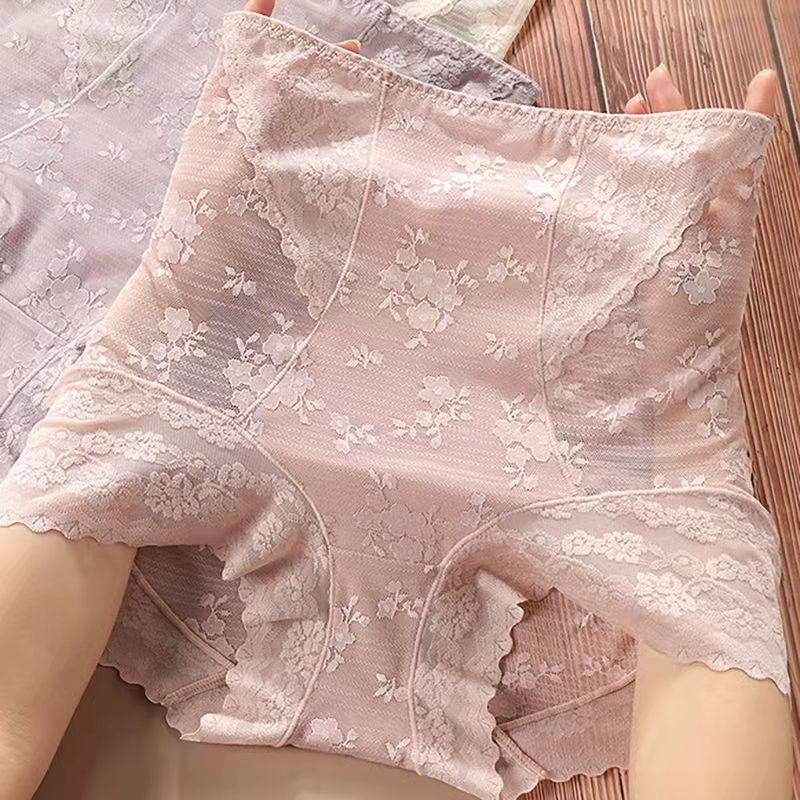 Kanten slipje met hoge taille