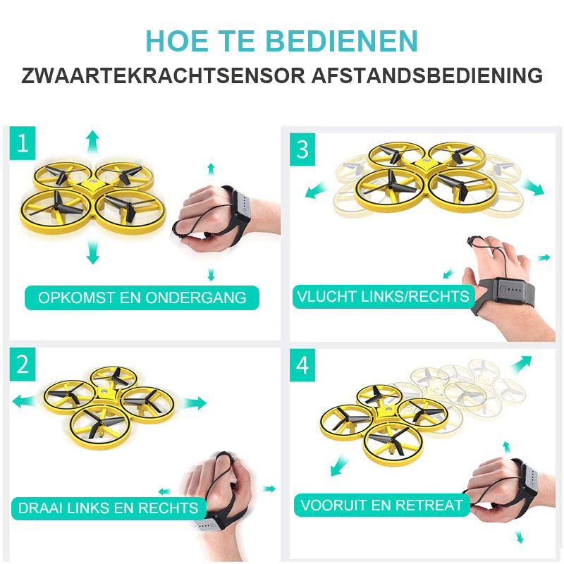 2.4G zwaartekracht sensor RC Nano quadcopter