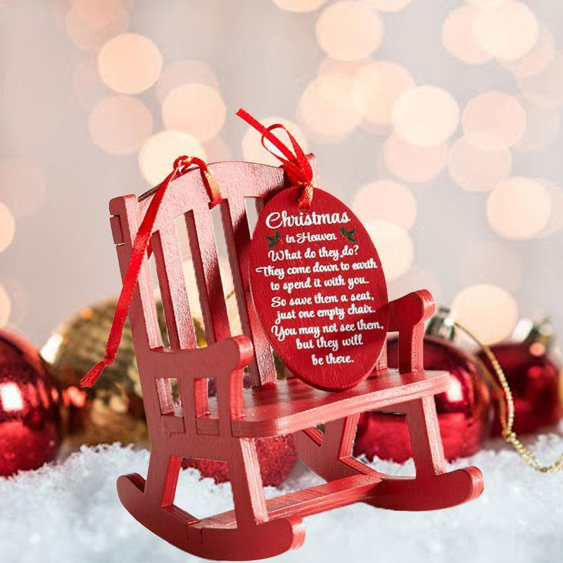 Kerst in de hemel Schommelstoel Ornament