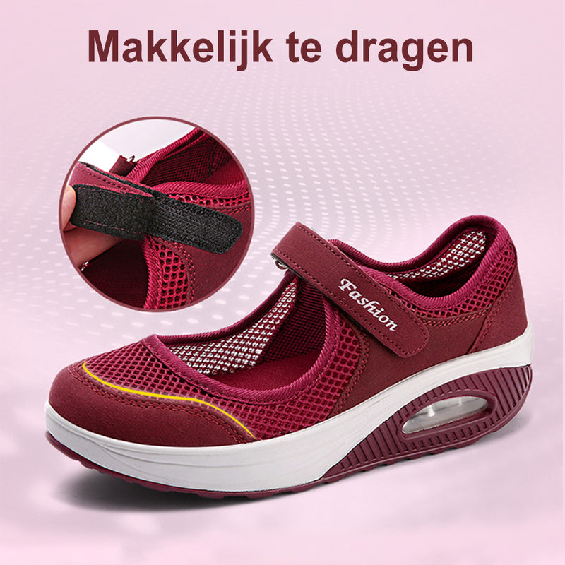 Vliegende geweven gezellige wandelschoenen