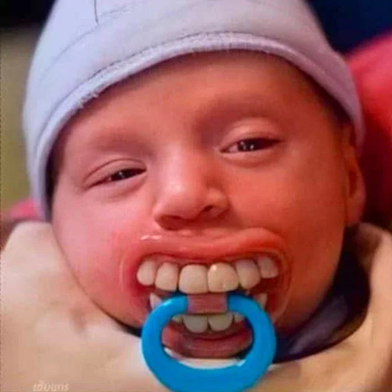 Grappige Tanden Babyfopspenen