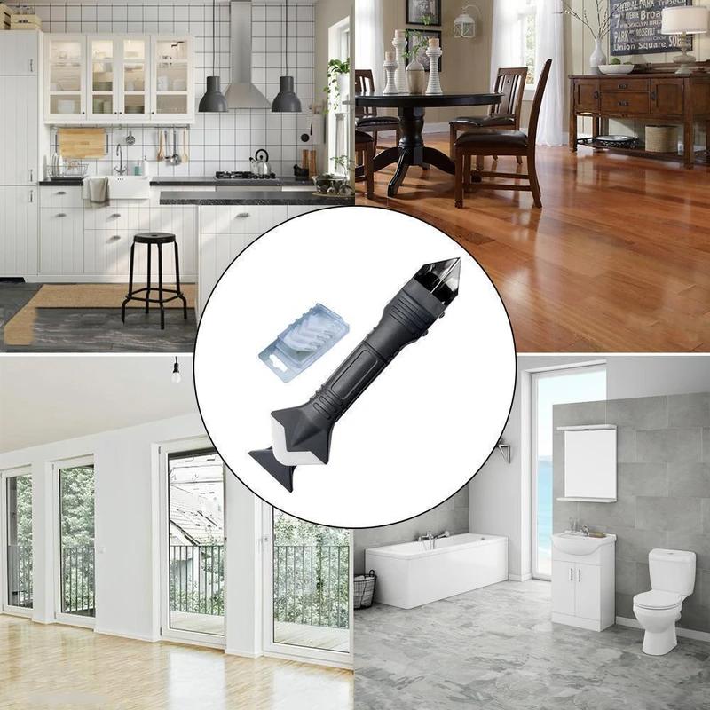 3-in-1 Siliconen plamuur gereedschap