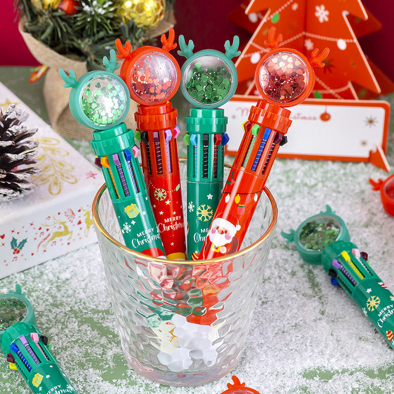 Kerst Balpen met 10 Kleuren