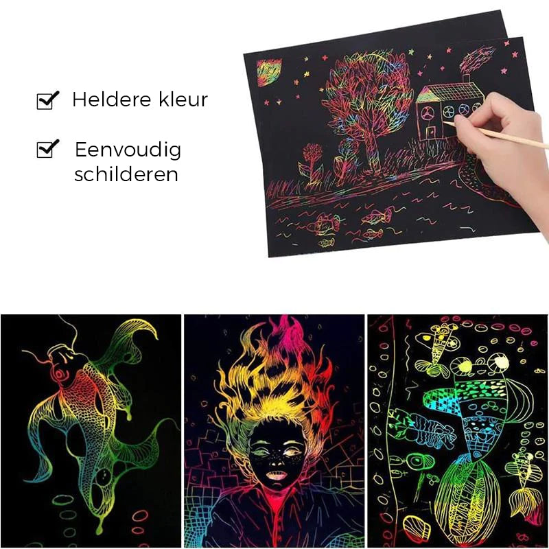 Kladpapier Kunst Set