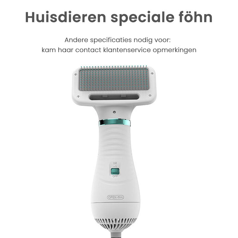 Huisdier Föhn Borstel