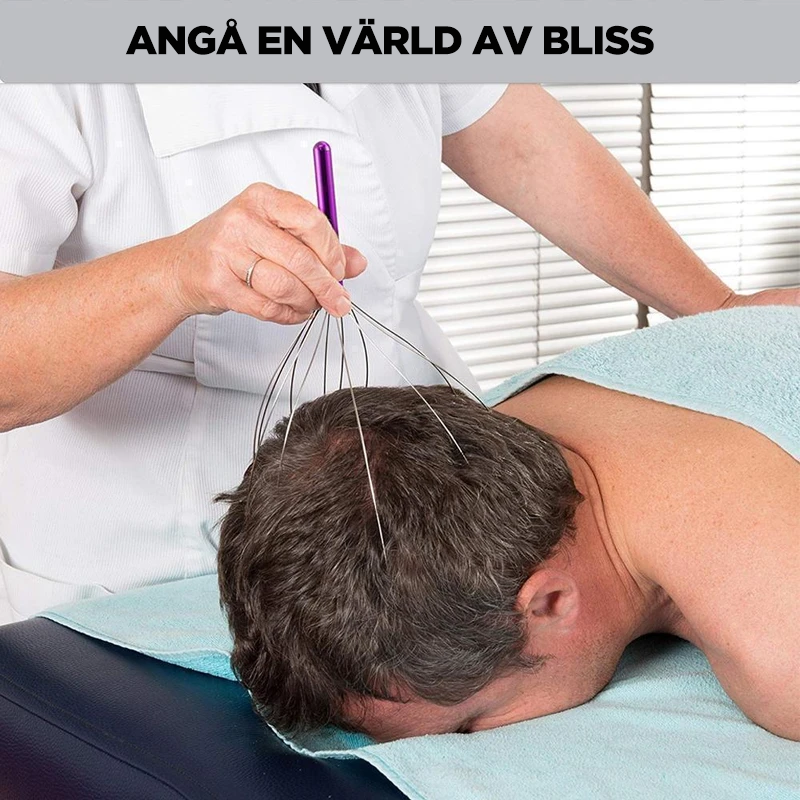 Haarstimulatie en ontspanning Handheld hoofdmassageapparaat