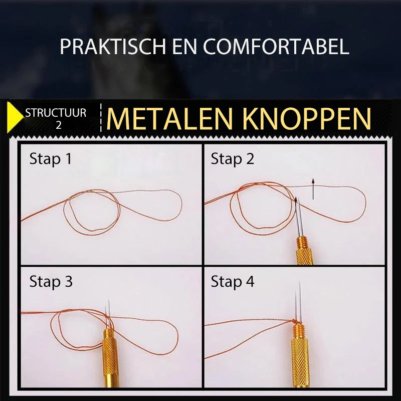 Snel Vissen Knoop Bindgereedschap