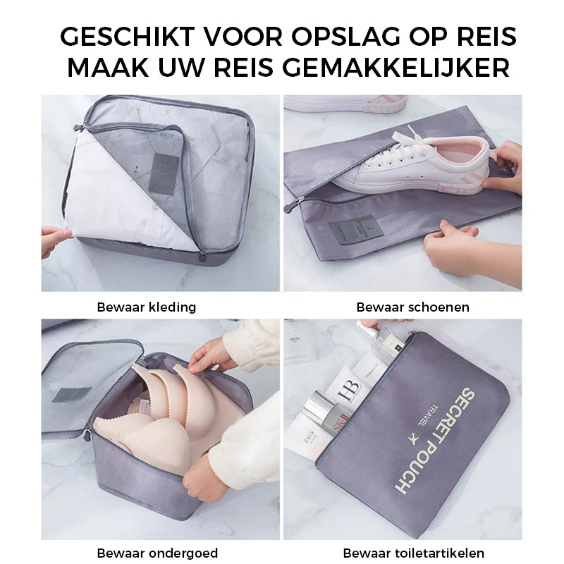 Kleding sorteer opbergtas 6/7-delige set
