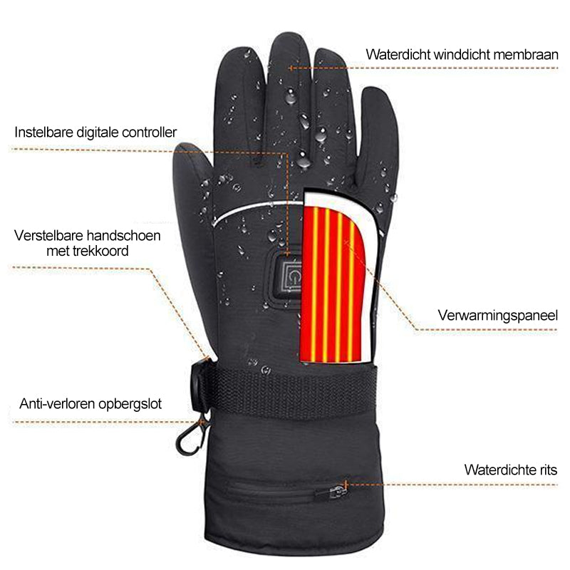 Nieuwe upgrade Elektrisch Verwarmde Handschoenen (Beste Cadeau Deze Winter)
